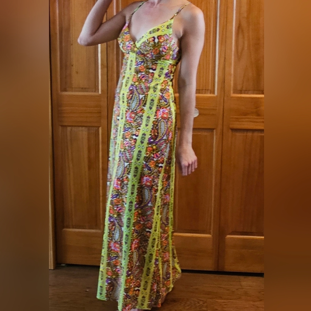 Floral Maxi Dress - Multicolor